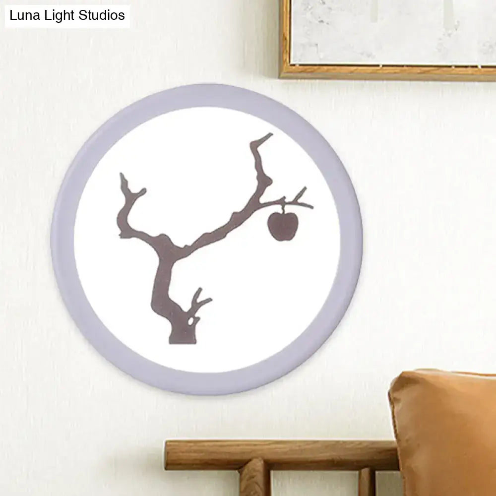 White Acrylic Bedside Wall Lamp