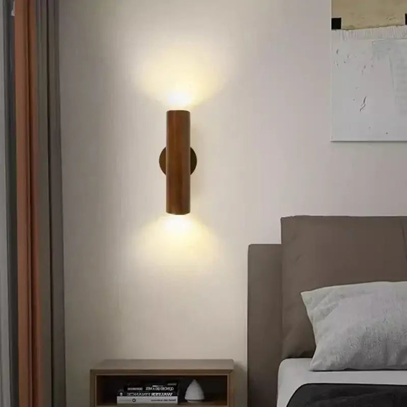 Walnut Nordic Wall Lamp