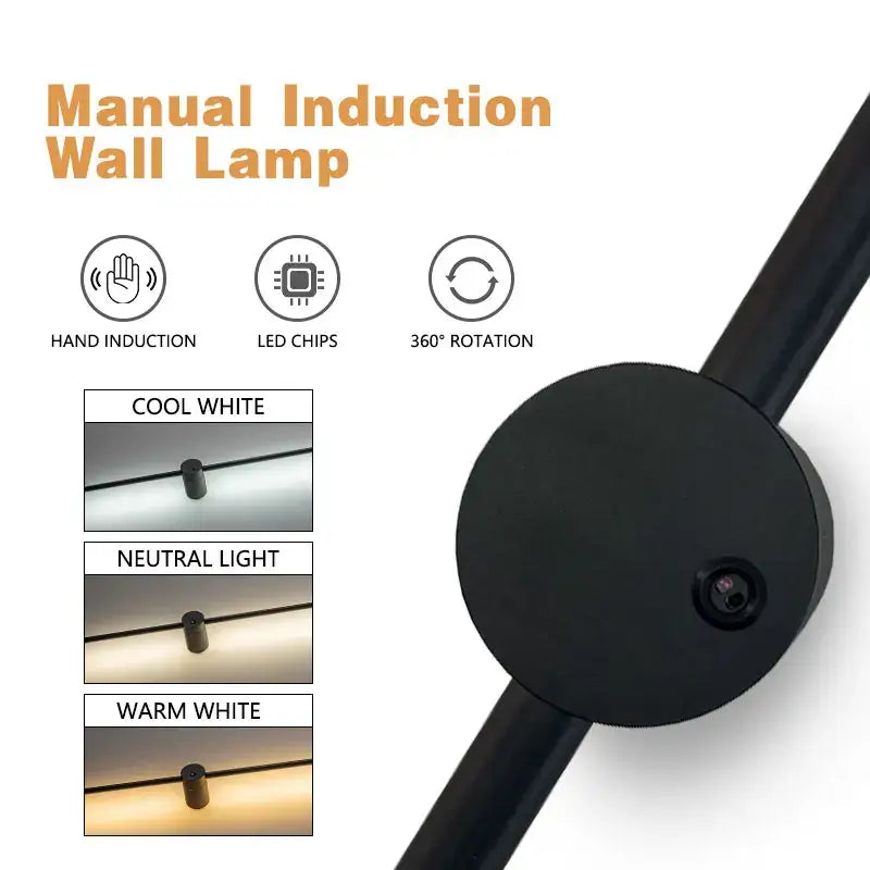 White LED Motion Wall Lamp