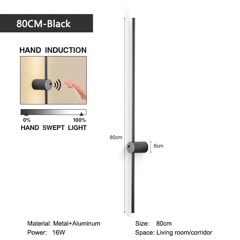 White LED Motion Wall Lamp