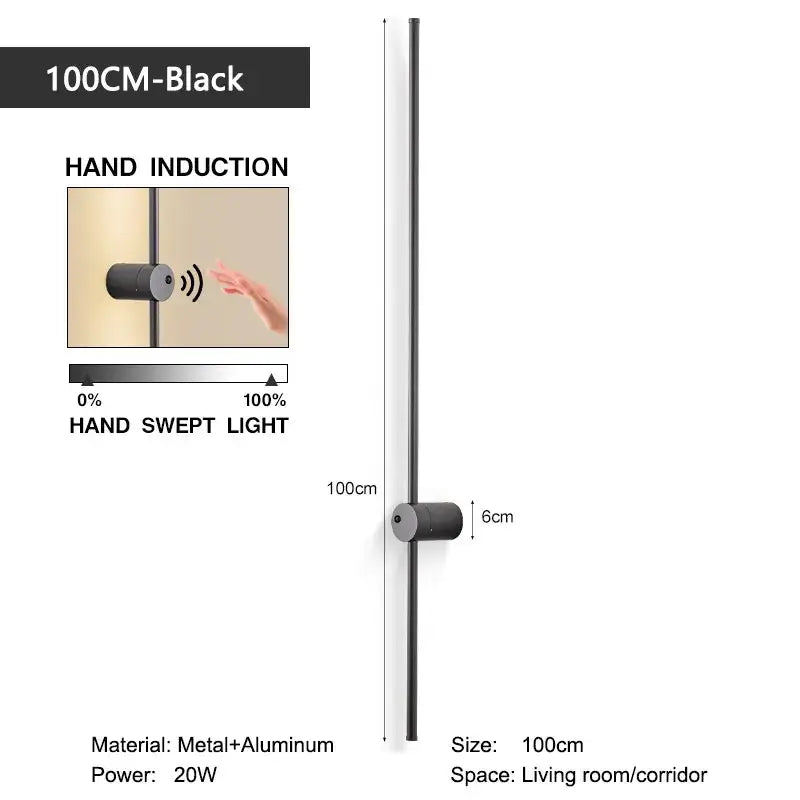 White LED Motion Wall Lamp
