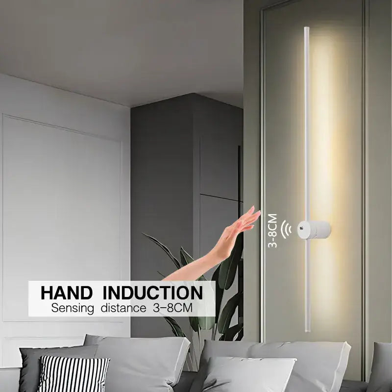 White LED Motion Wall Lamp