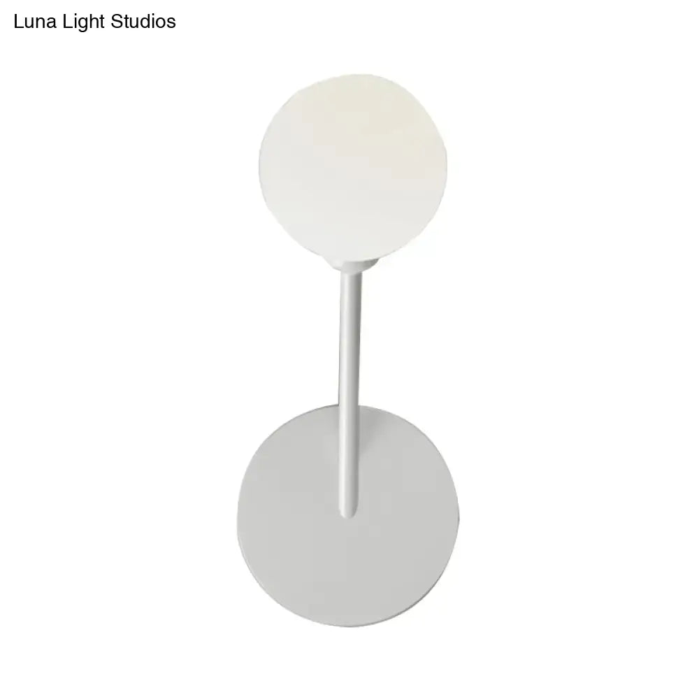 White Frosted Glass Lamp
