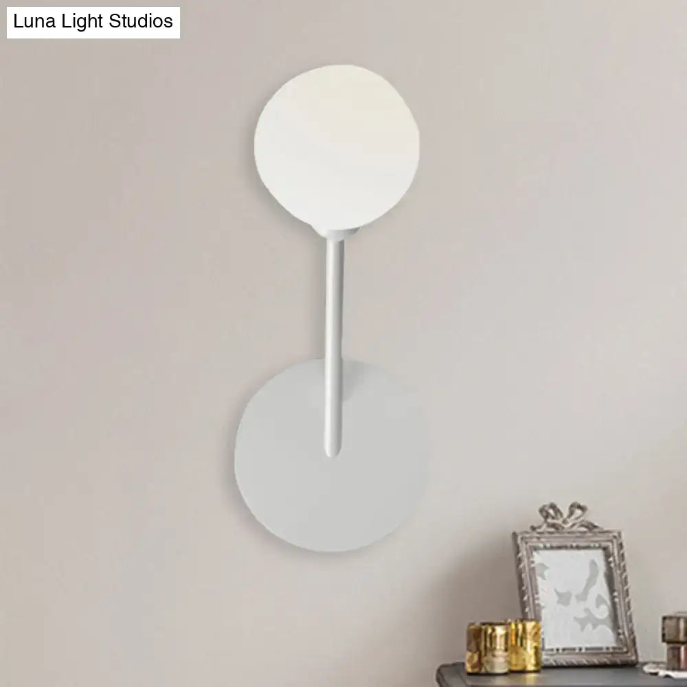 White Frosted Glass Lamp