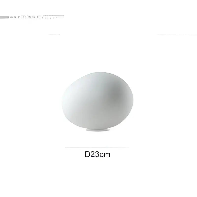 White Goose Egg Floor Lamp