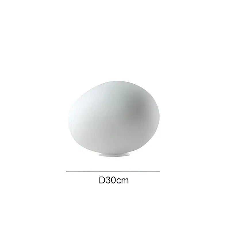 White Goose Egg Floor Lamp