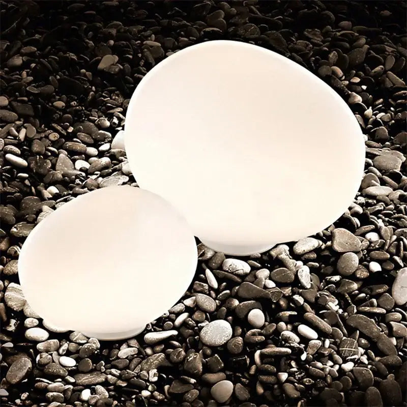 White Goose Egg Floor Lamp