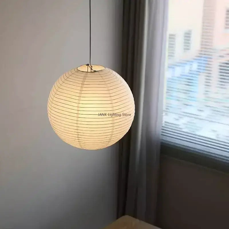 White Handwoven Pendant Lamp