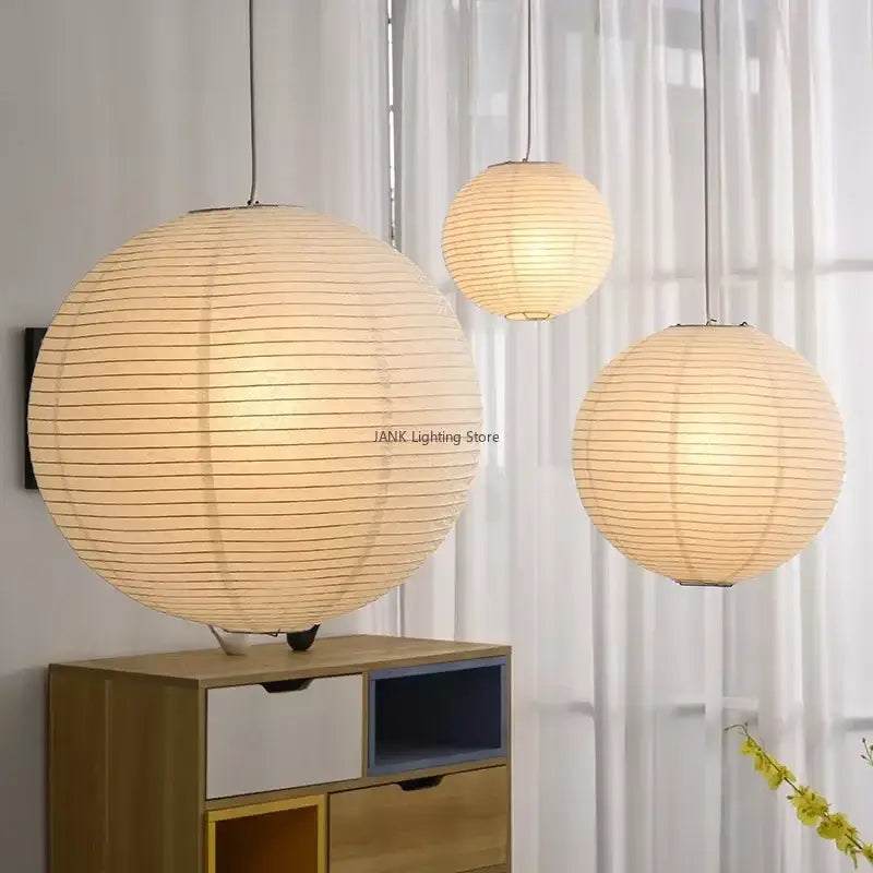 White Handwoven Pendant Lamp