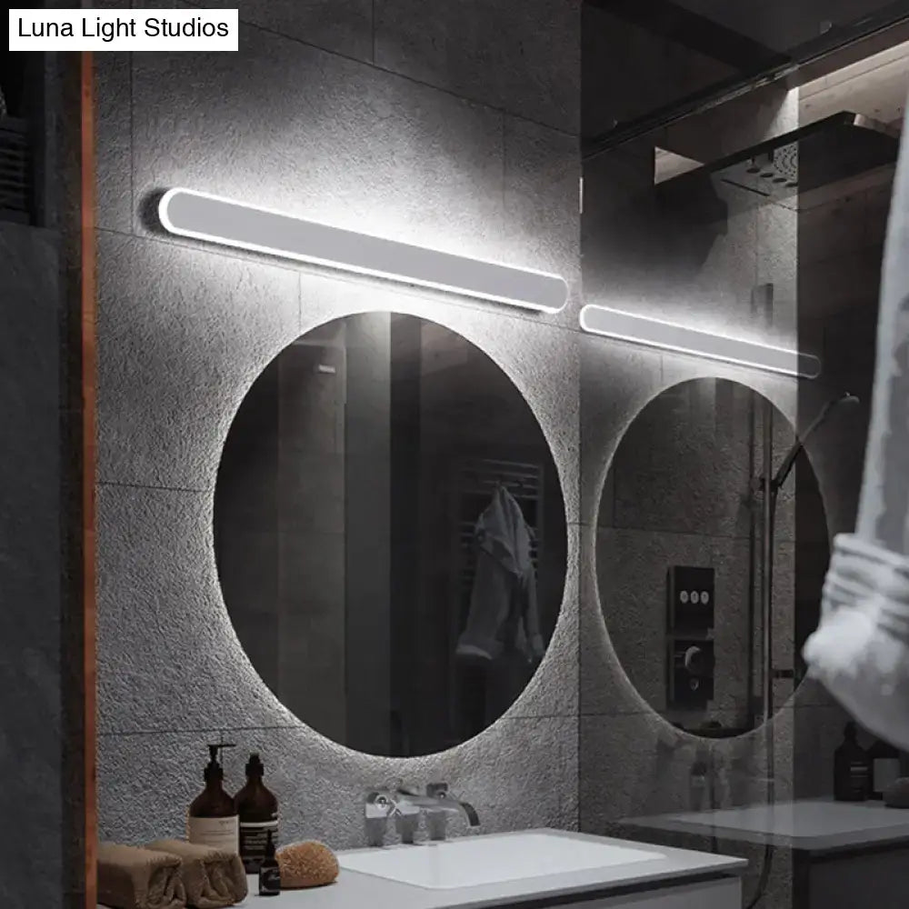 White LED Acrylic Vanity Sconce