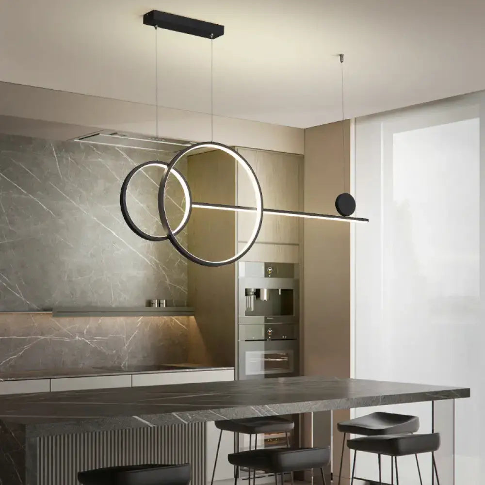 White Linear Pendant Lamp