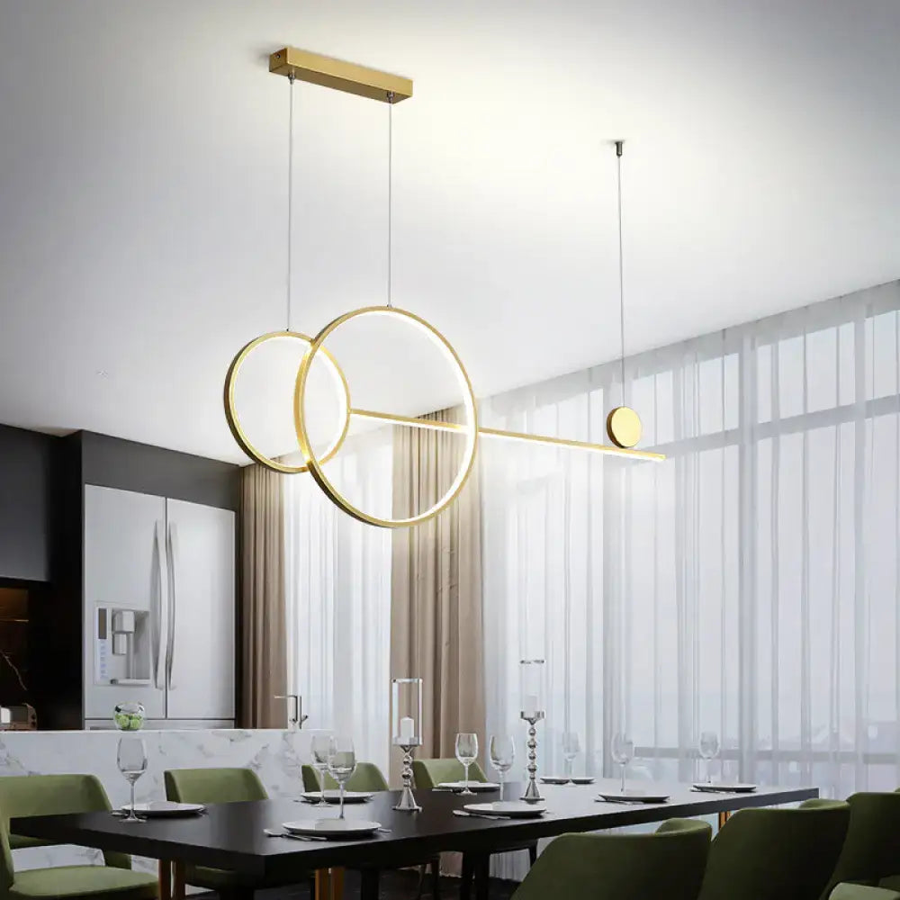 White Linear Pendant Lamp