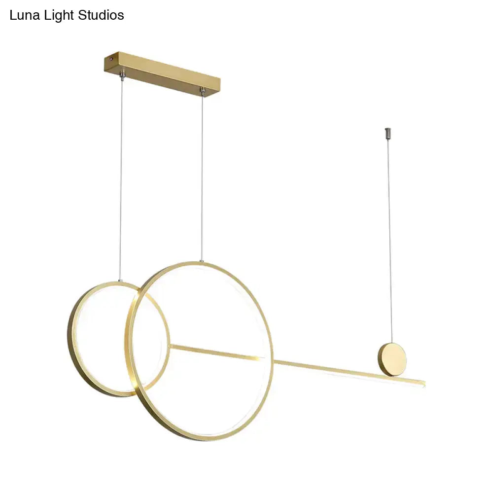 White Linear Pendant Lamp