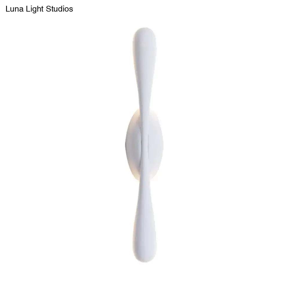 White Linear Wall Sconce