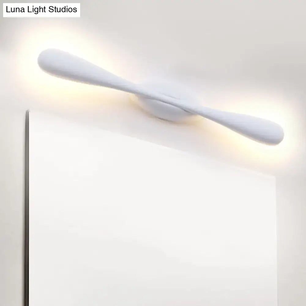 White Linear Wall Sconce