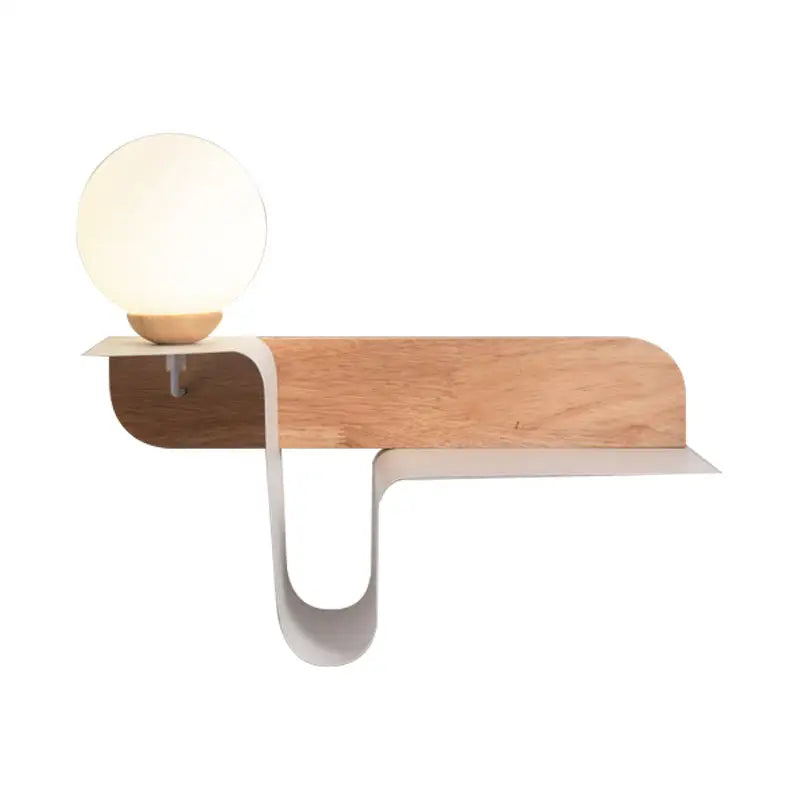 White Frosted Wall Lamp