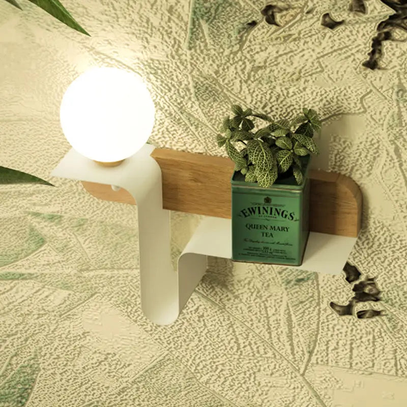 White Frosted Wall Lamp
