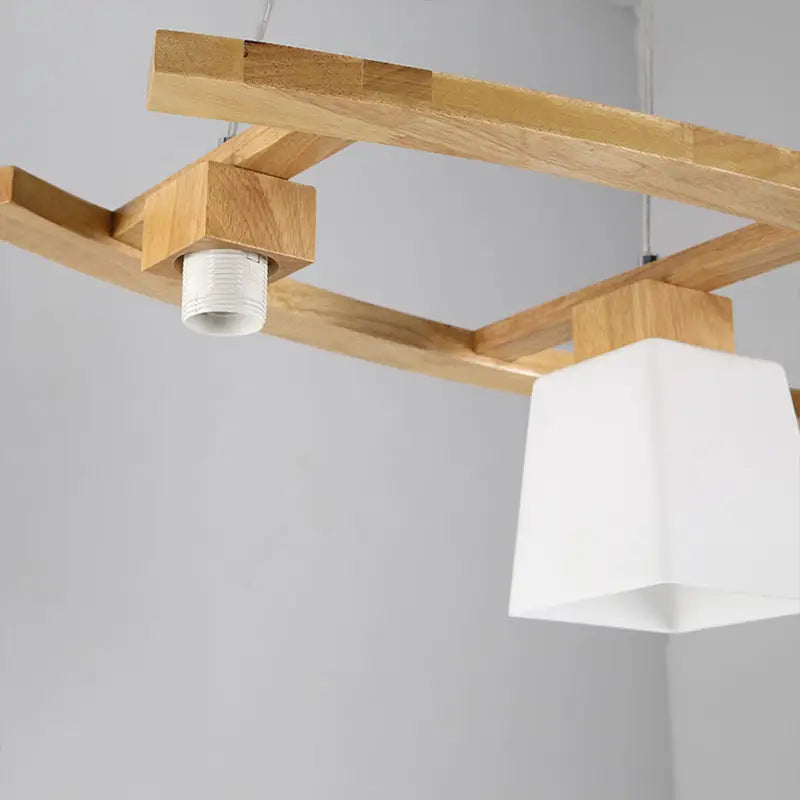 Ivory Glass Pendant Light