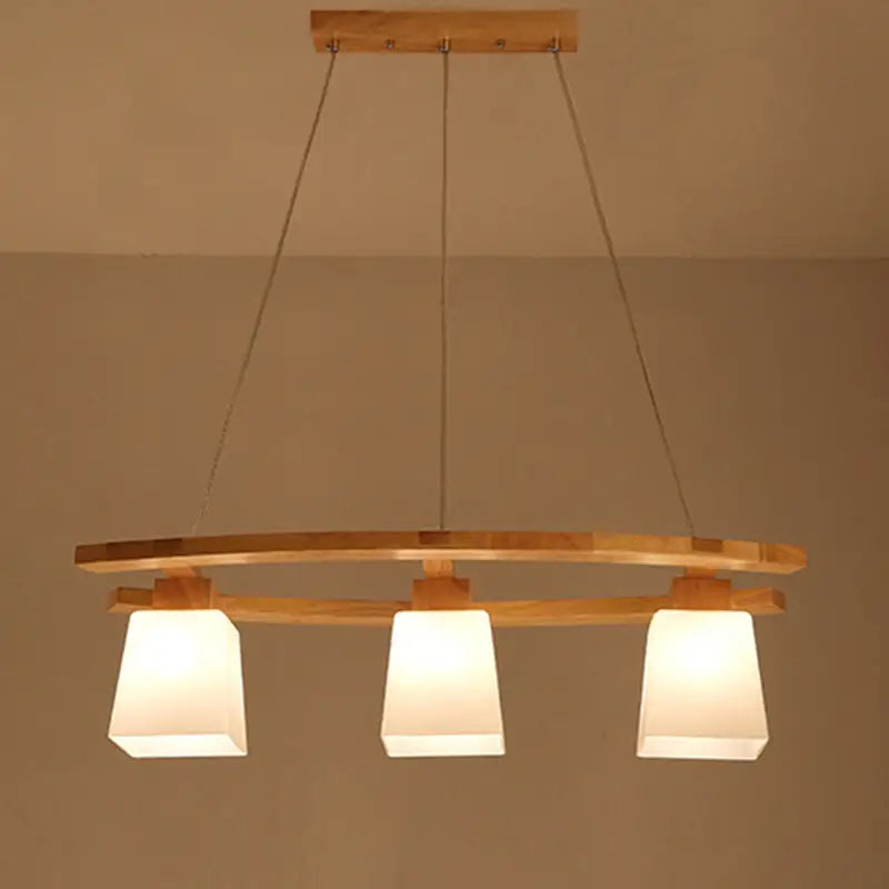 Ivory Glass Pendant Light