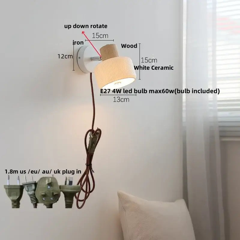 Ceramic LED Wall Light