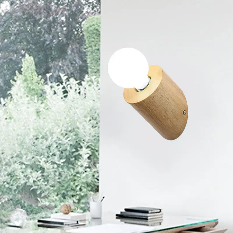 Wood Modern Wall Lamp