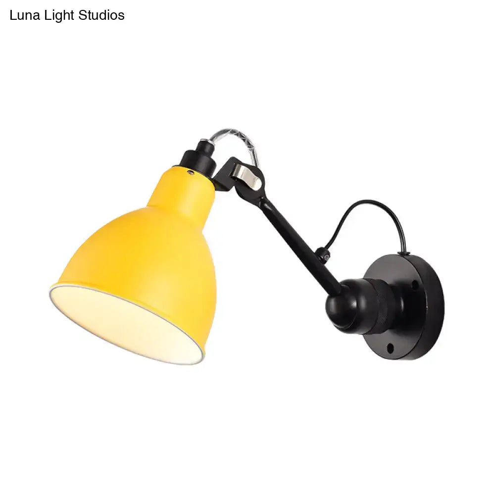 Yellow Black Wall Lamp