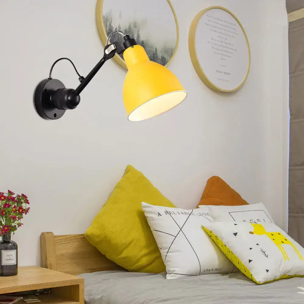 Yellow Black Wall Lamp