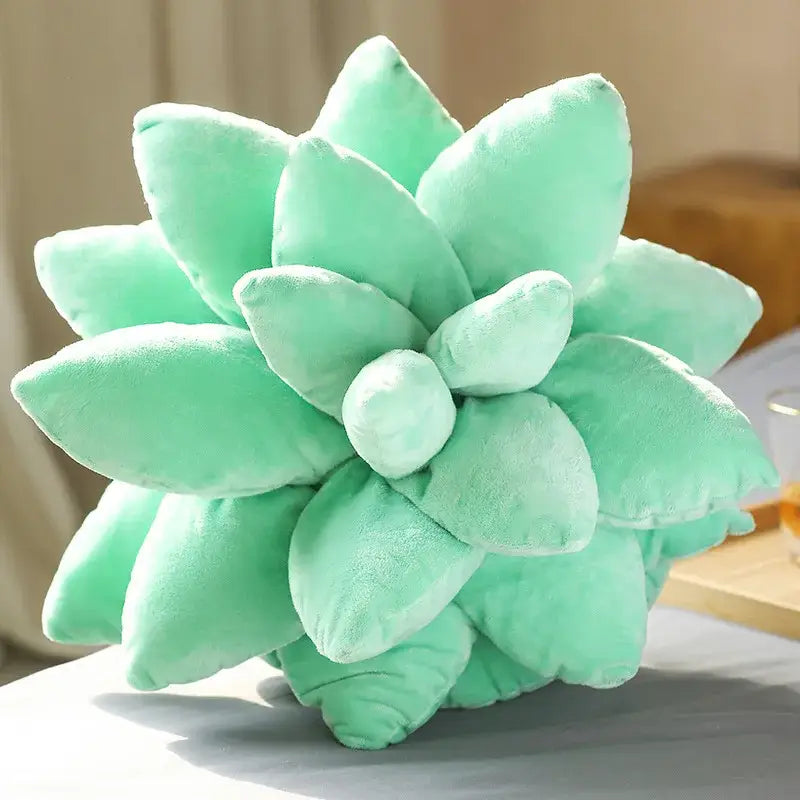 Mint Succulent Cactus Pillow