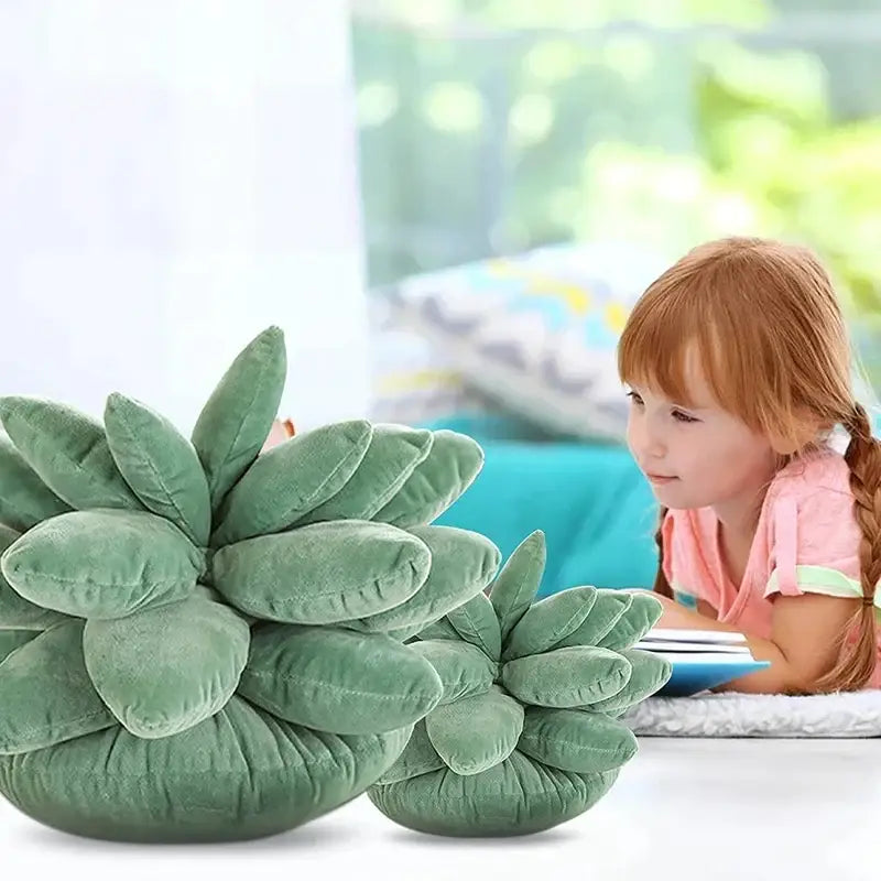 Mint Succulent Cactus Pillow
