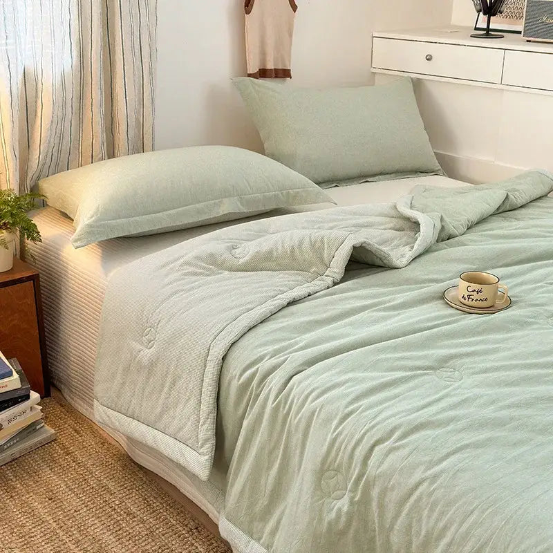 Mint Cotton Cooling Blanket