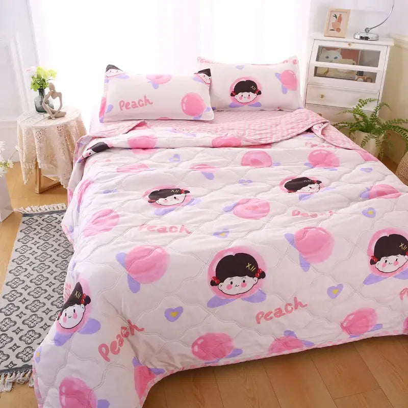 Mint Daisy Quilted Bedding