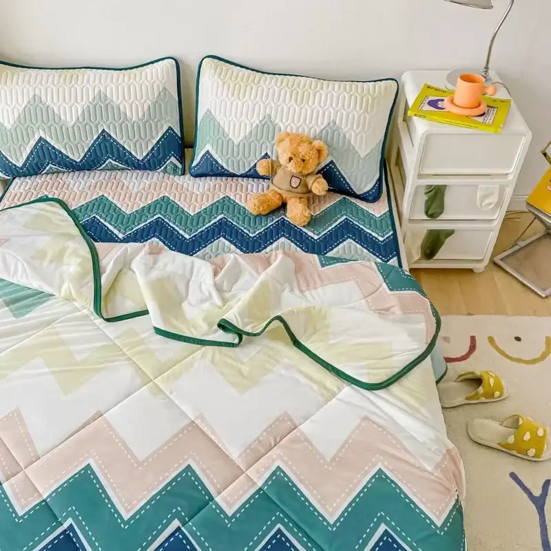 Mint Dinosaur Bedding Set