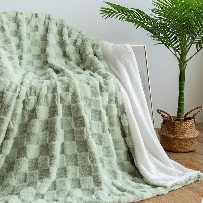Mint Jacquard Sofa Cover