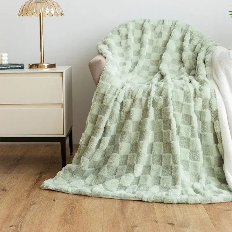Mint Jacquard Sofa Cover