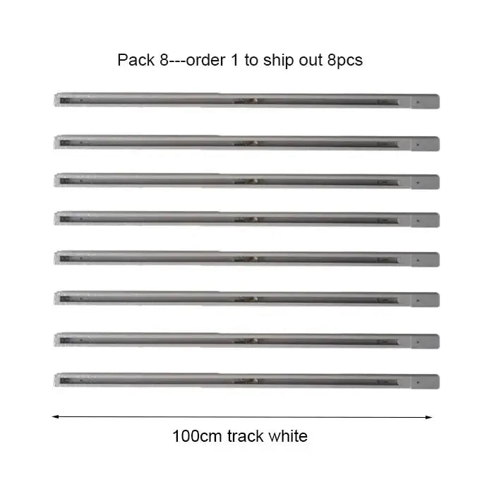 Black White Track Light