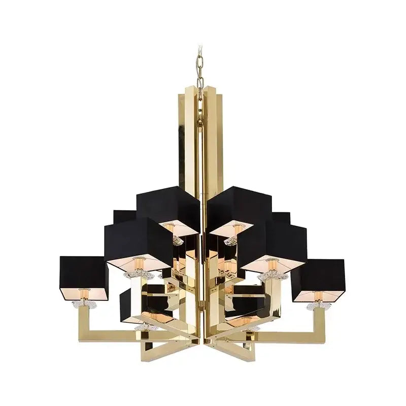 Chrome Crystal 12-Light Chandelier