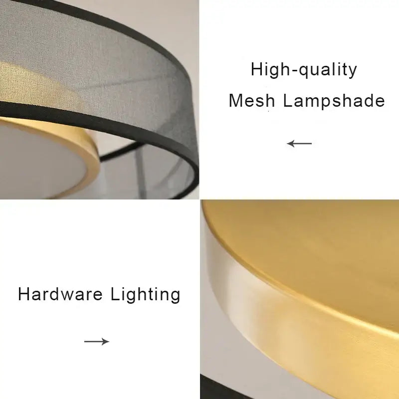 Copper Frosted Ceiling Light