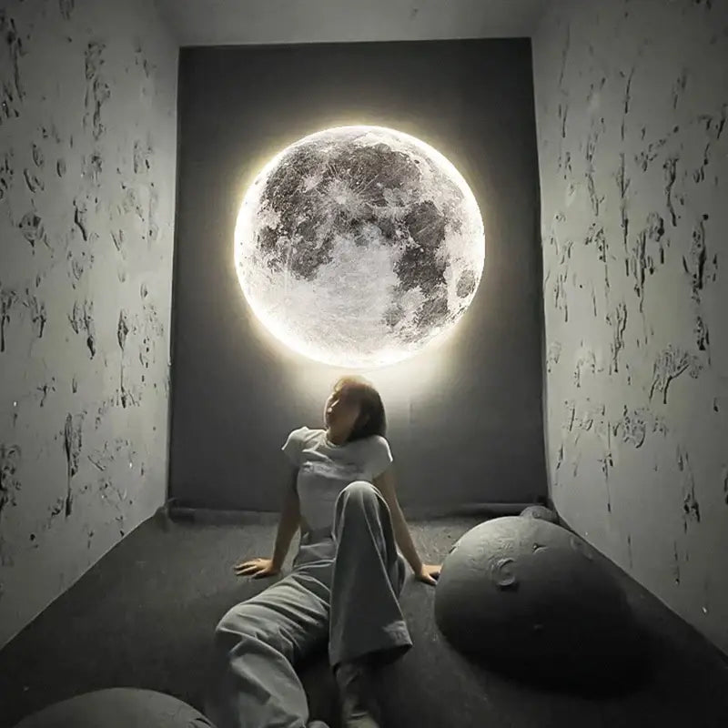 Moon Earth LED Wall Light