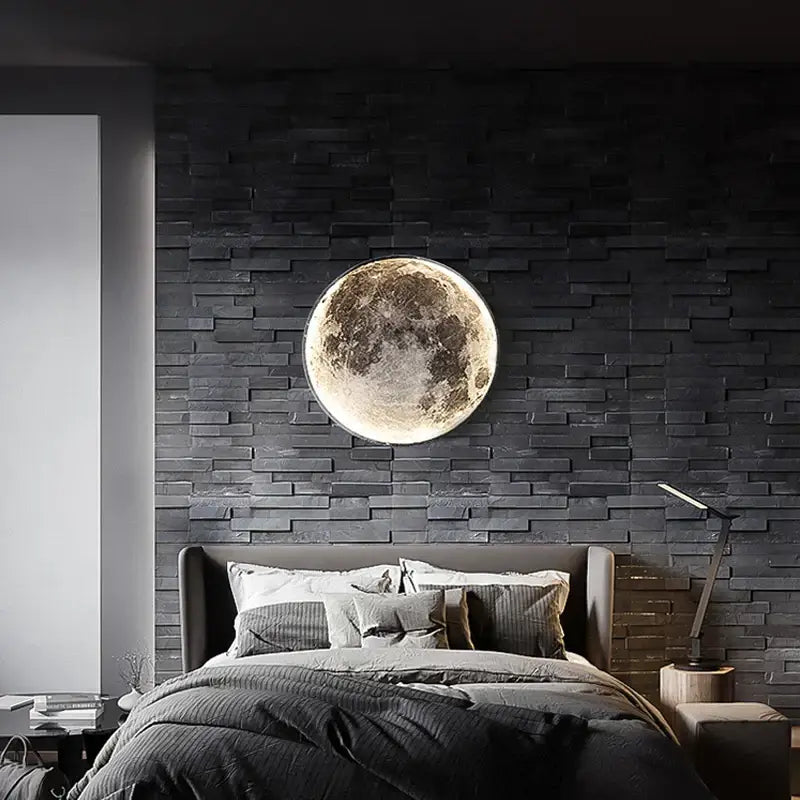 Moon Earth LED Wall Light