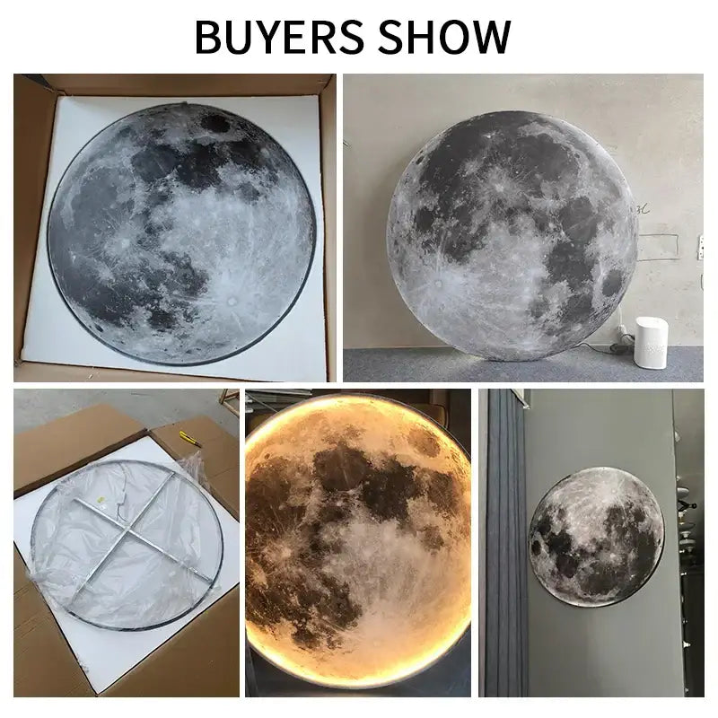 Moon Earth LED Wall Light