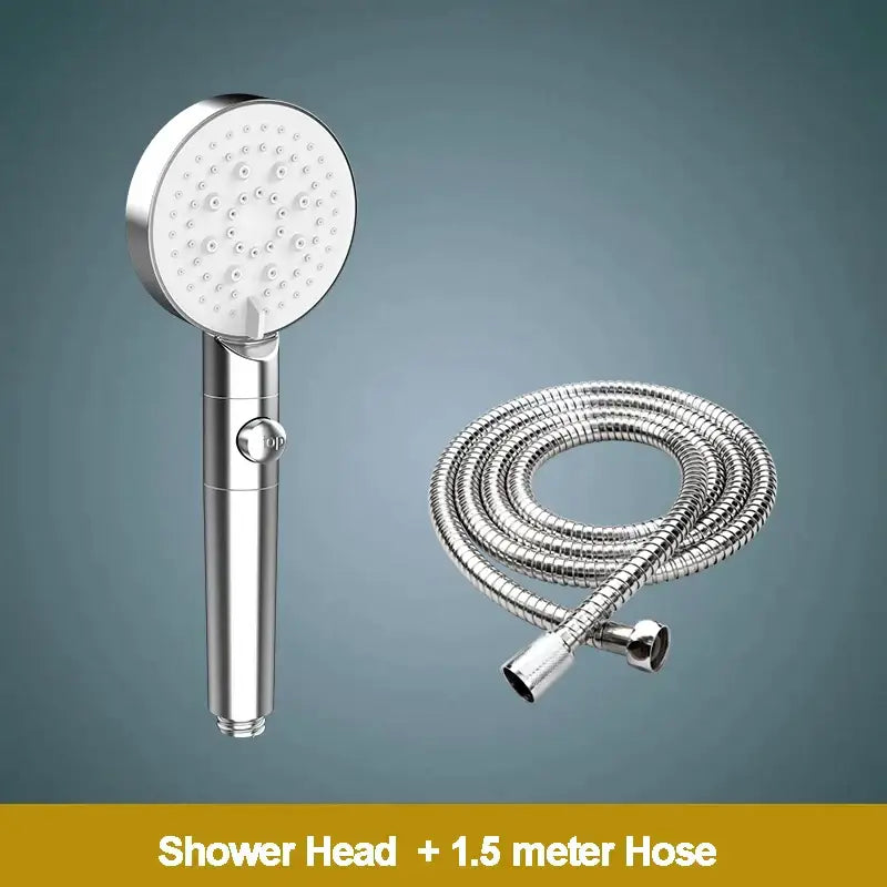 White Black Shower Head