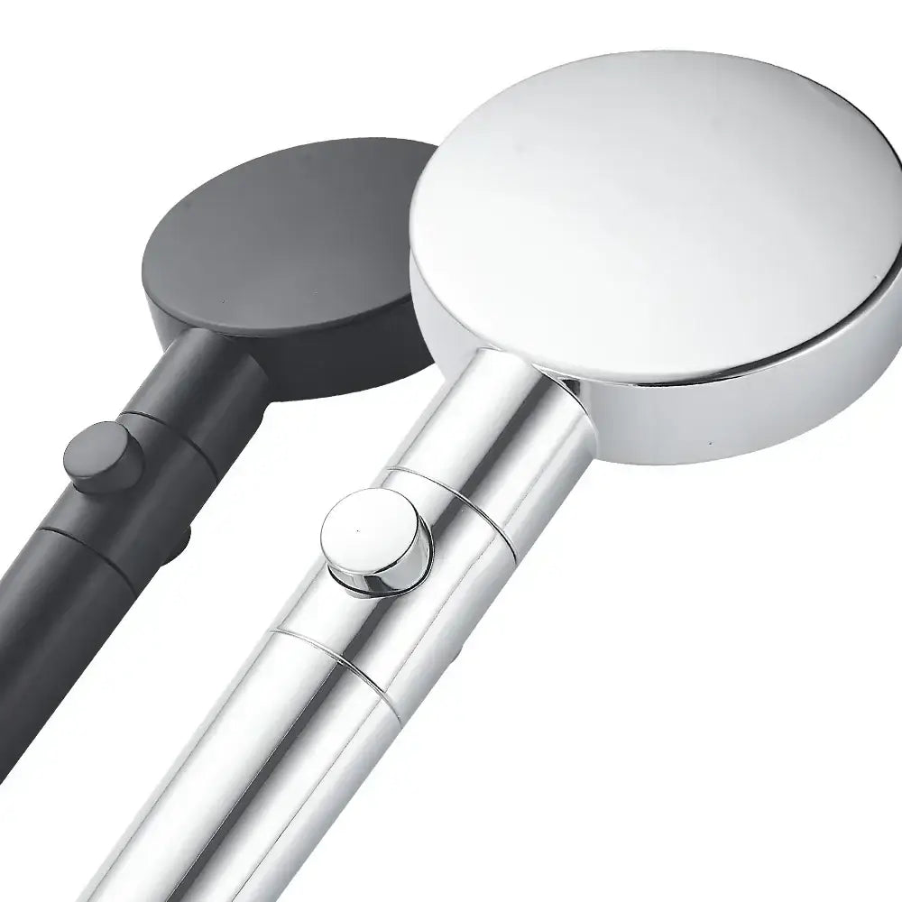 White Black Shower Head