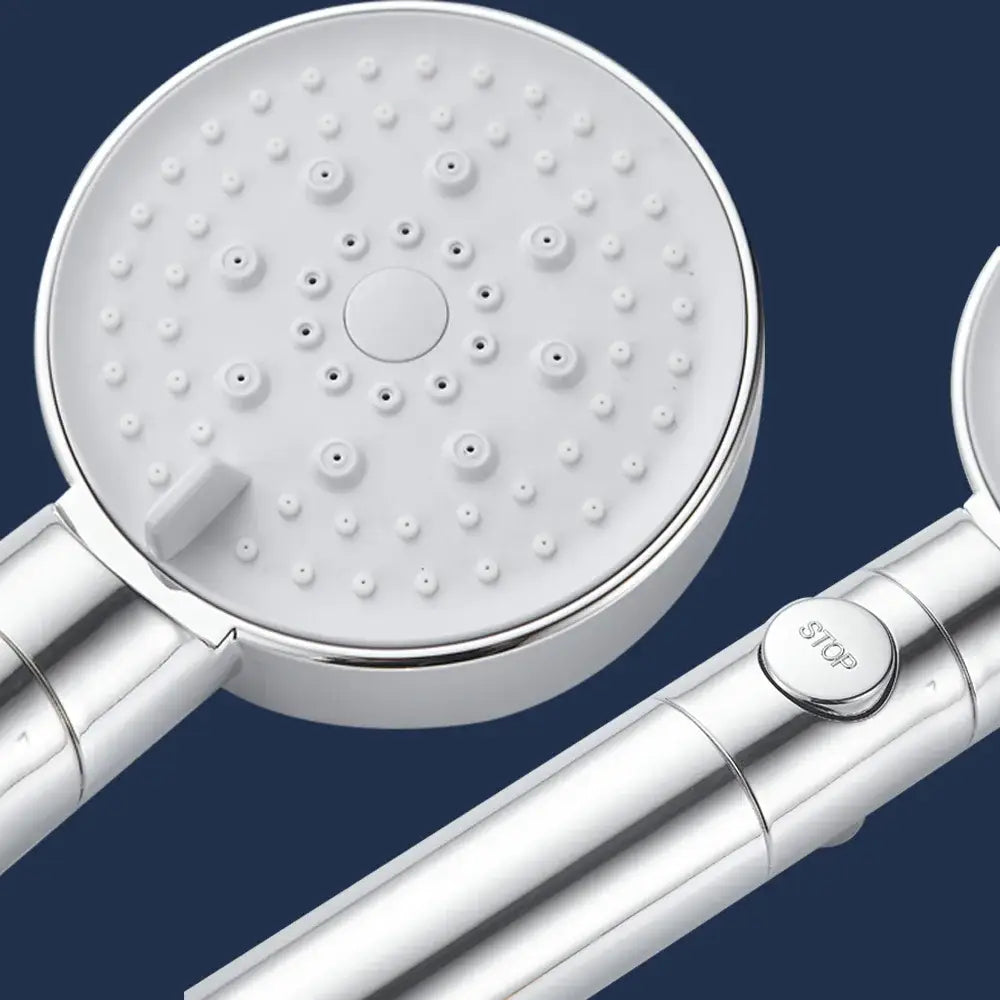 White Black Shower Head
