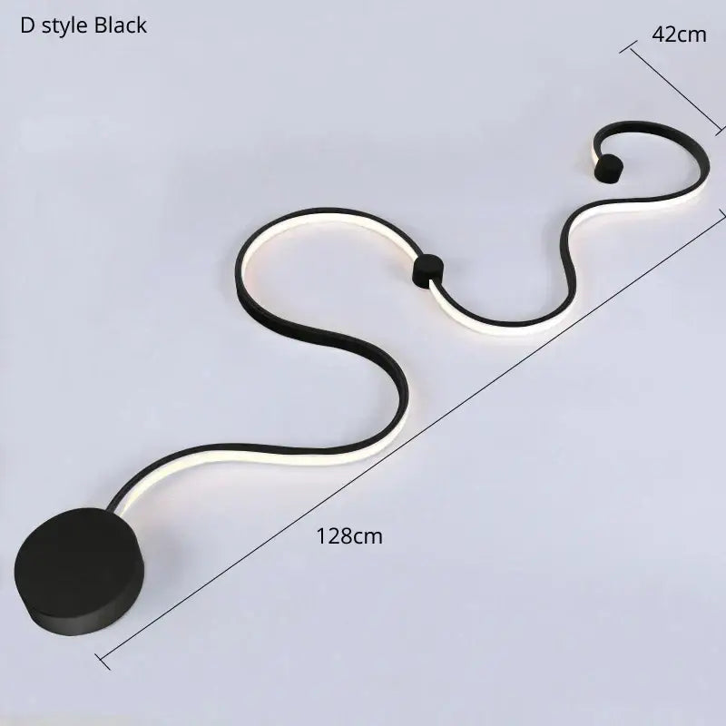 Black Iron Wall Sconce with RGB Dimmable LED