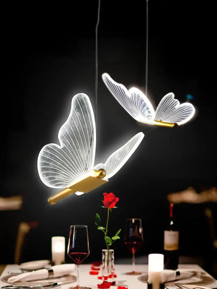 Acrylic Butterfly LED Chandelier