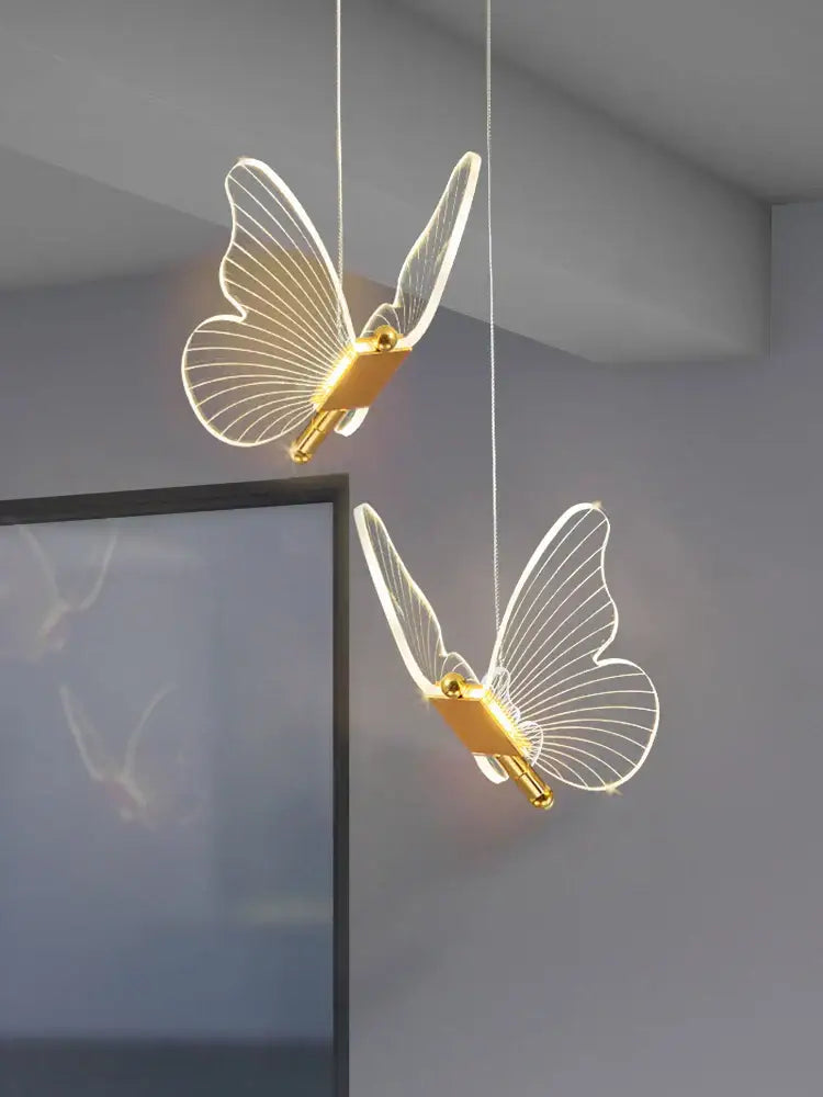 Acrylic Butterfly LED Chandelier