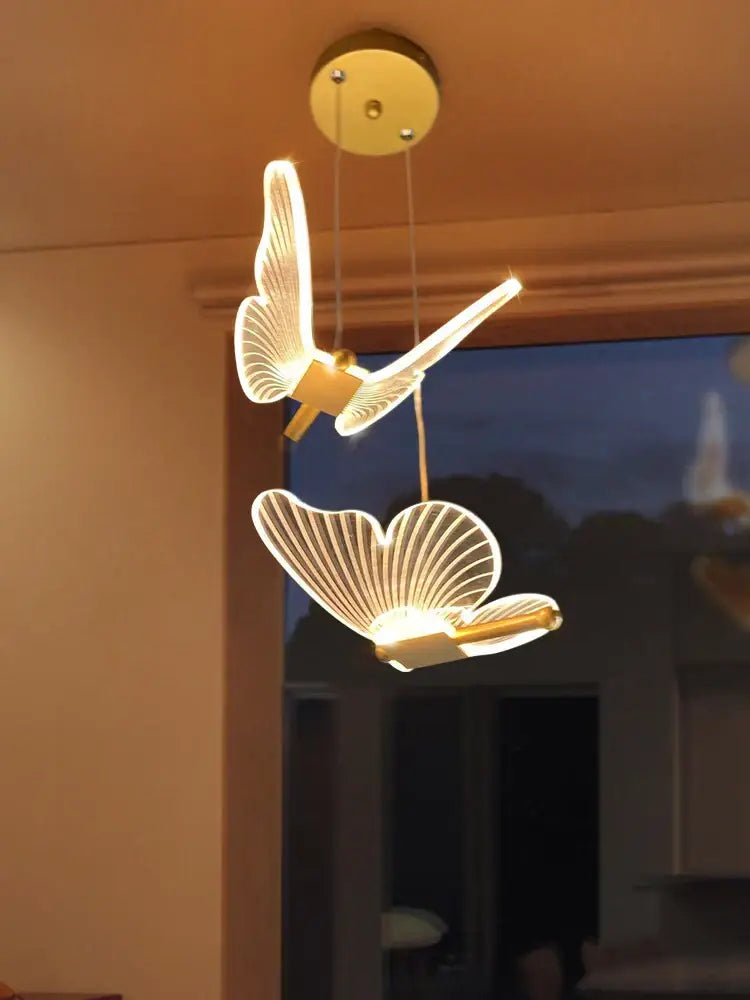 Acrylic Butterfly LED Chandelier