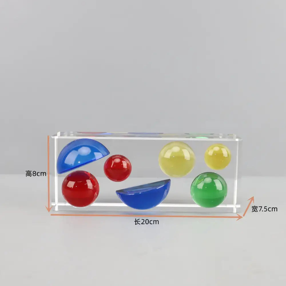 Resin Crystal Sphere Ornament