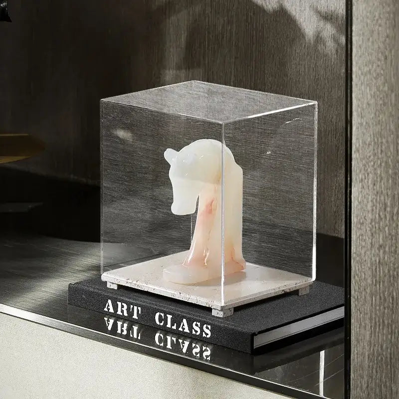 Acrylic Travertine Display Case