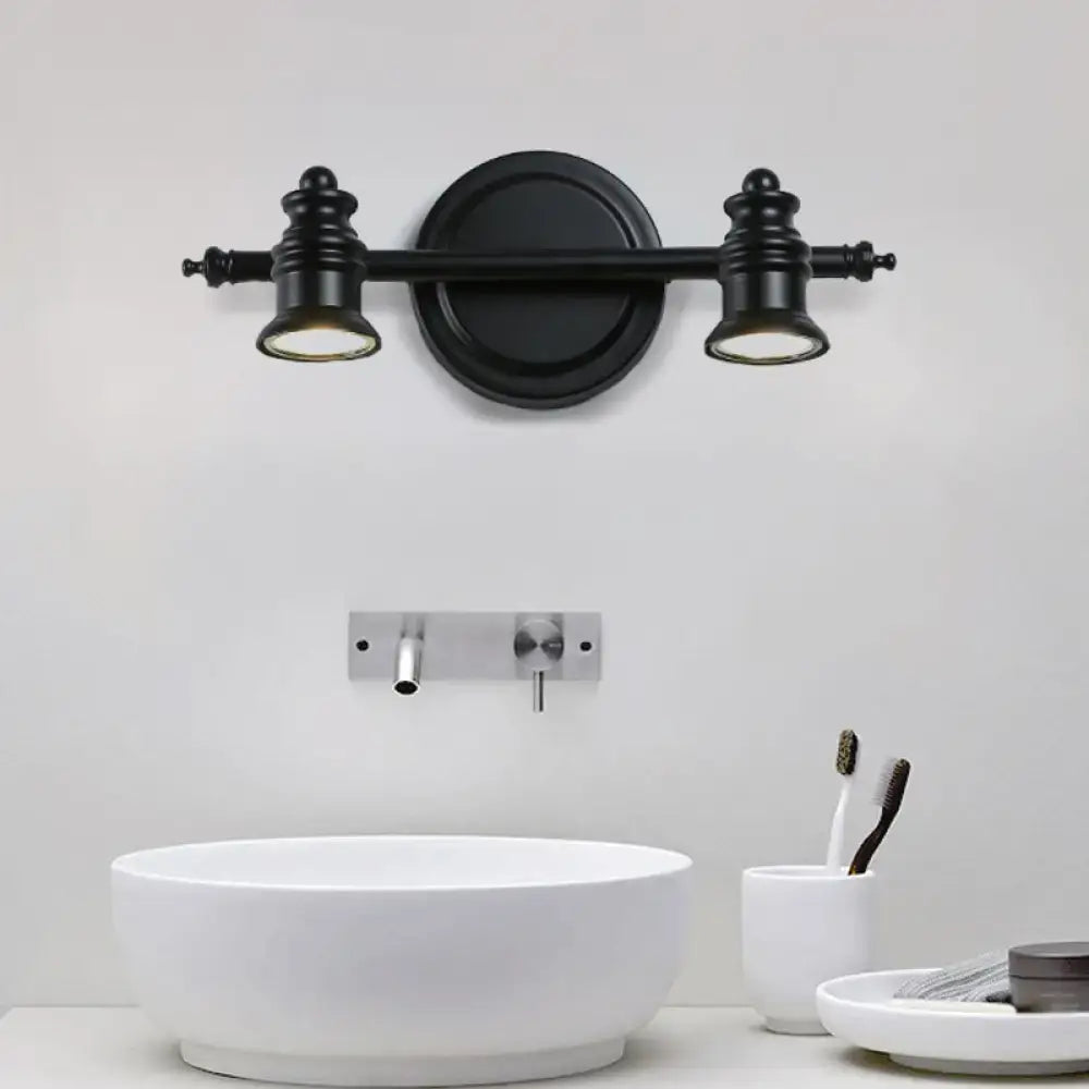 Matte Black Wall Light